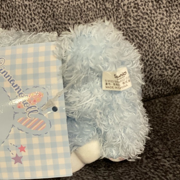 Fuzzy Cinnamoroll x Rabbit Cosplay Plush Keychain (5.5”) - Picture 8 of 8